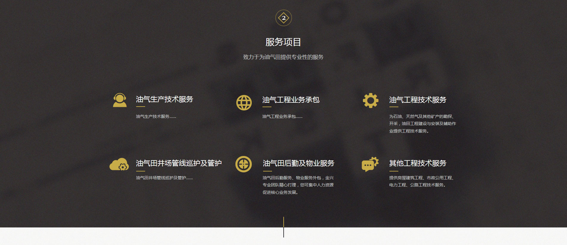 油气工程公司网站案例_03 西安网站建设