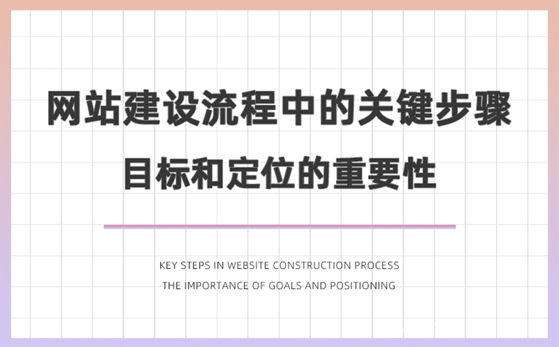 网站建设流程中的关键步骤：目标和定位的重要性